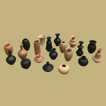 Mixed mini pots set of 20