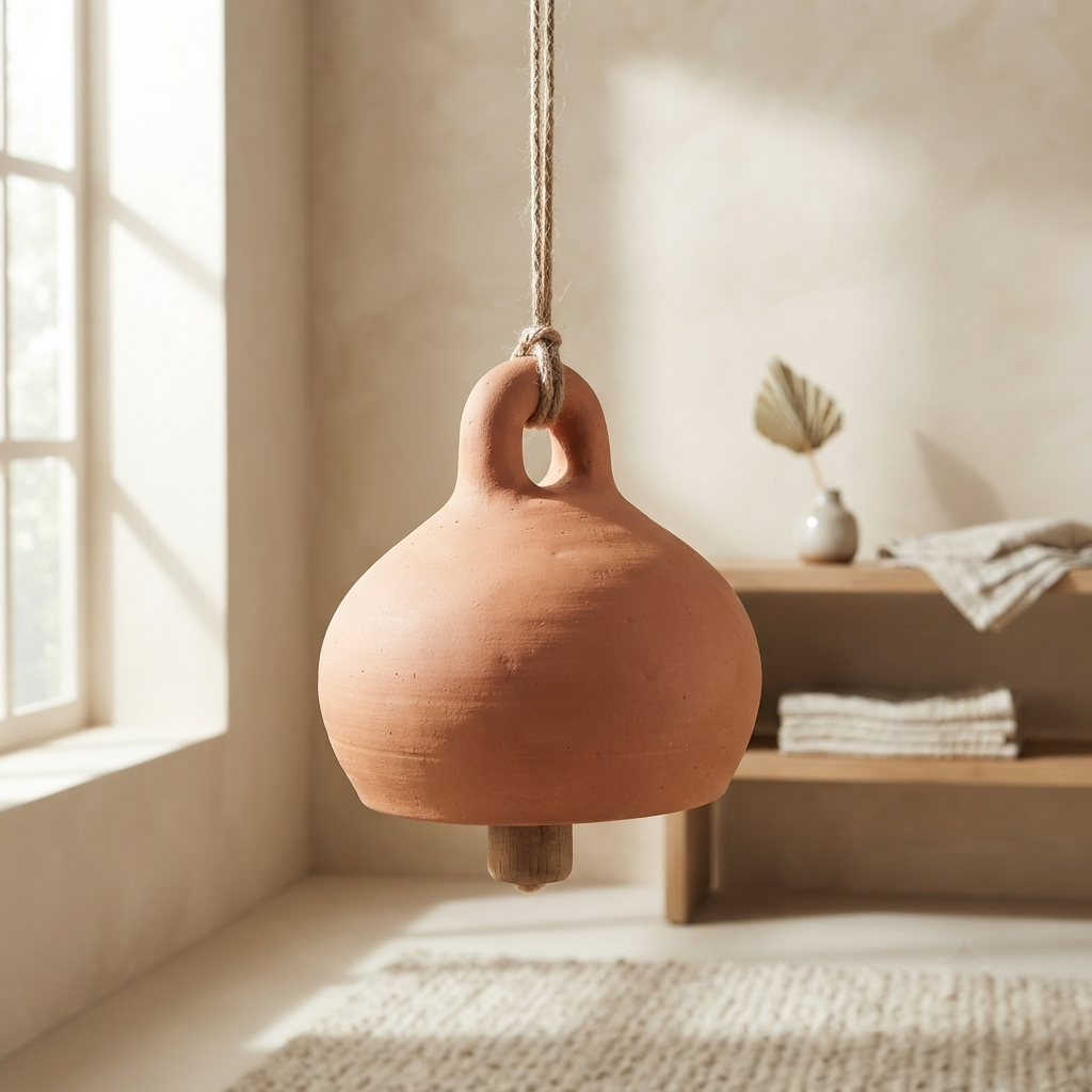 Terracotta round bell