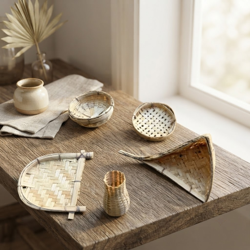 Cane set Home decor