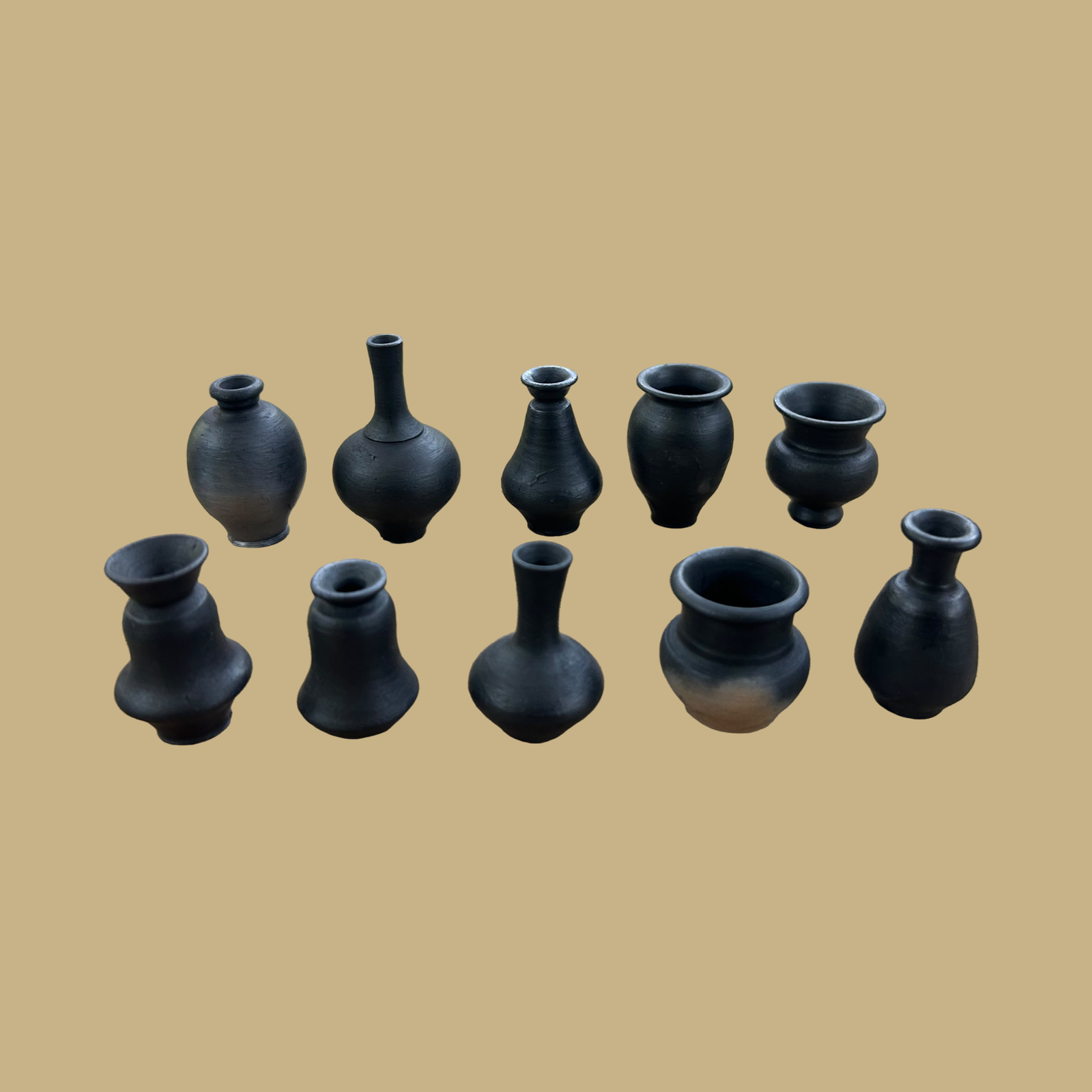 Micro pots set of 10