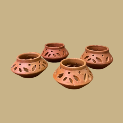 Terracotta Matki Set of 4