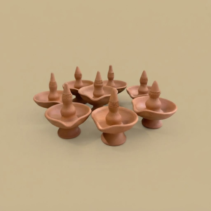 Terracotta Cute Diya set of 8