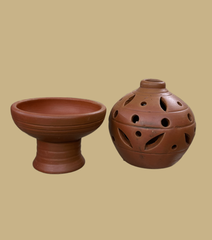 Peacock Diya set of 8 (6)