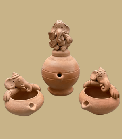 Terracotta Ganesh set